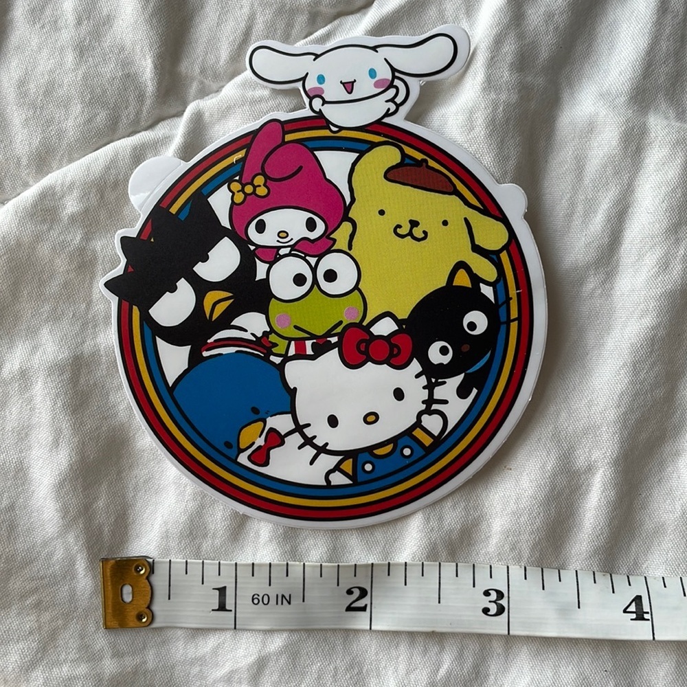 Hello‎ Kitty and Friends Water Bottle Sticker